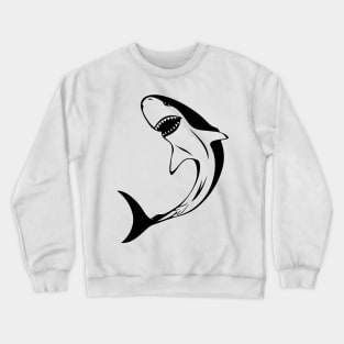 shark silhouette Crewneck Sweatshirt
